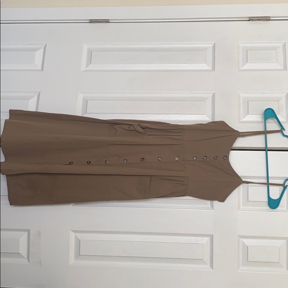 Amazon button up dress with adjustable straps